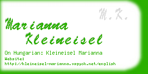 marianna kleineisel business card